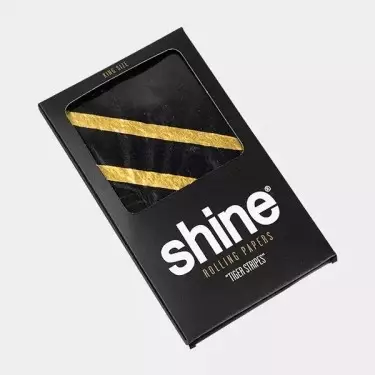 Gold 'Tiger Stripes' Shine King Size rolling papers
