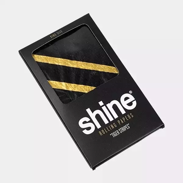 View Papel Gold 'Tiger Stripes' King Size Shine - GB The Green Brand