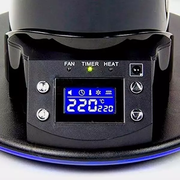 Vaporizador Arizer Extreme Q detalle display