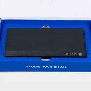Octave Battpak Power Bank en caja detalle claim de marca