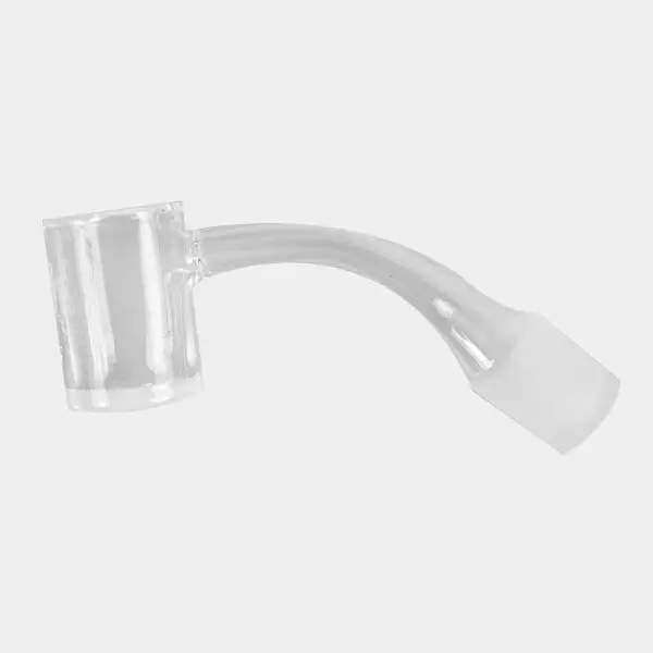 Banger de Quartzo 14/19 mm Macho 45º Black Leaf - GB The Green Brand