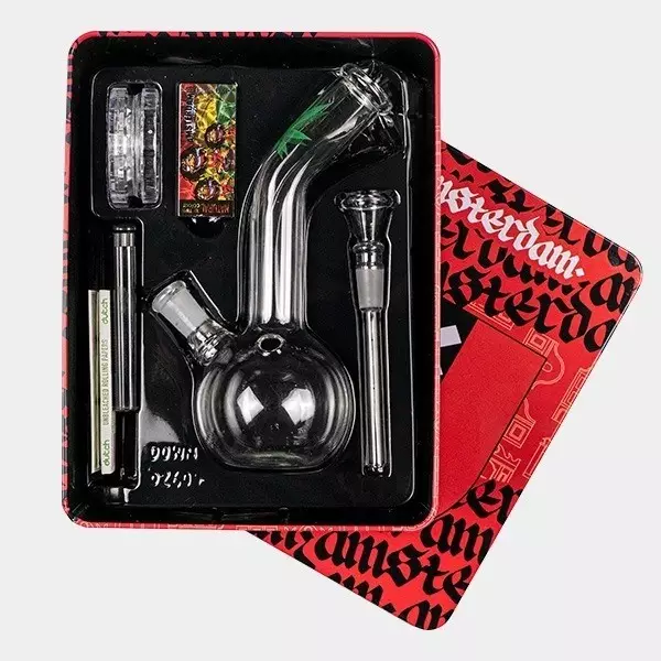 Conjunto Bong com caixa verde Conjunto Bong com caixa verde