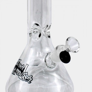 Bong de cristal Auriga 33 cm detalle cazoleta y ice catcher