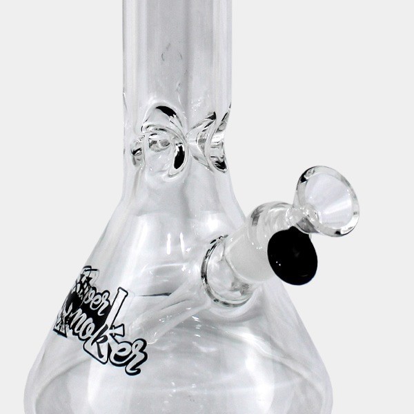 Bong de cristal Auriga 33 cm detalle cazoleta y ice catcher