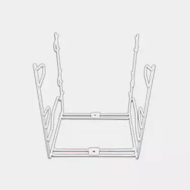 Metal frame for extractor fans - GB
