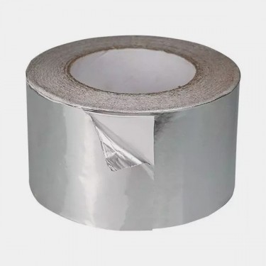 Cinta Adhesiva Aluminio Brillo Metal Ancha