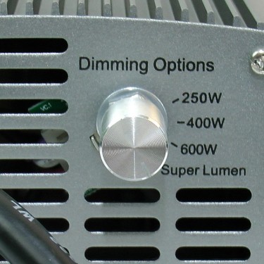 Balastro Electrónico Agrolite - Opciones de Ajuste