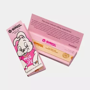 G-Rollz Pink 1-¼ Rolling Papers - GB The Green Brand