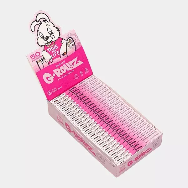 Mortalhas 1.1/4 Pink G-Rollz