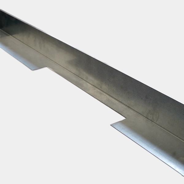 Soporte para bandejas - patas mesa de cultivo detalle abertura mesa