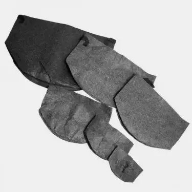 Vasos de Tecido Preto - GB The Green Brand