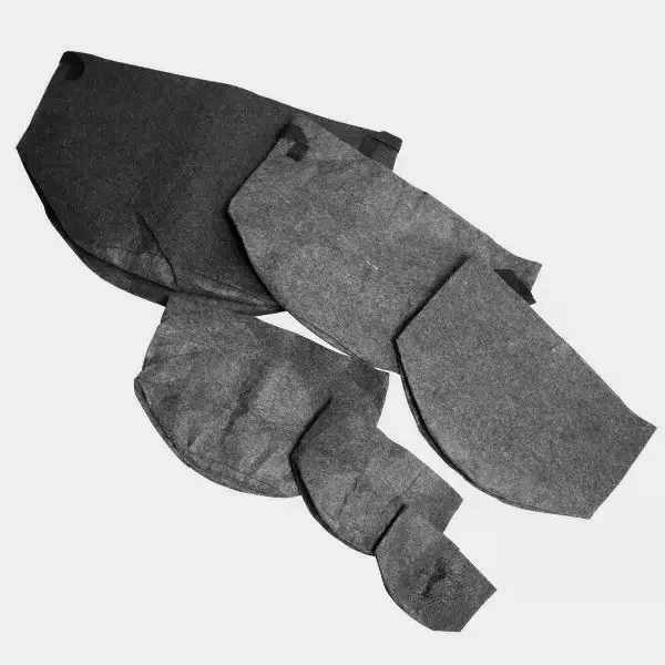 Macetas de Tela Negra