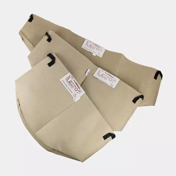 Brown Large Fabric Planters - Grow Barato