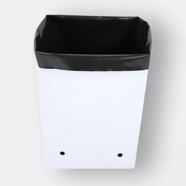White Plastic grow bags in several sizes - GB