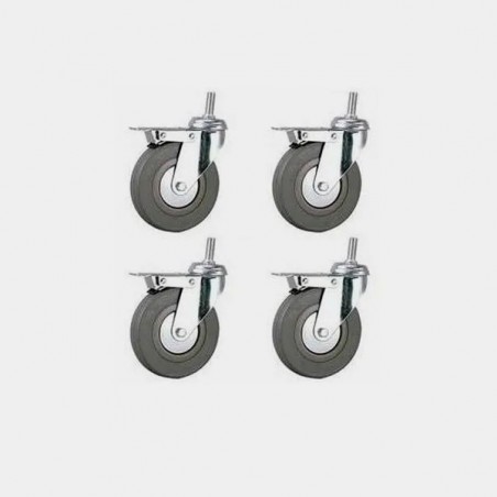Kit de 4 ruedas para patas bandeja
