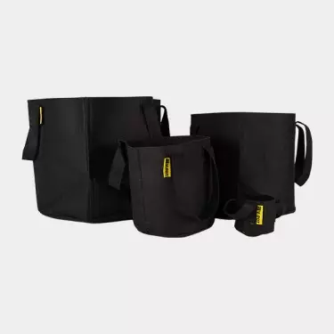 Vaso V-Pot de Tecido Preto Evocrop - GB The Green Brand