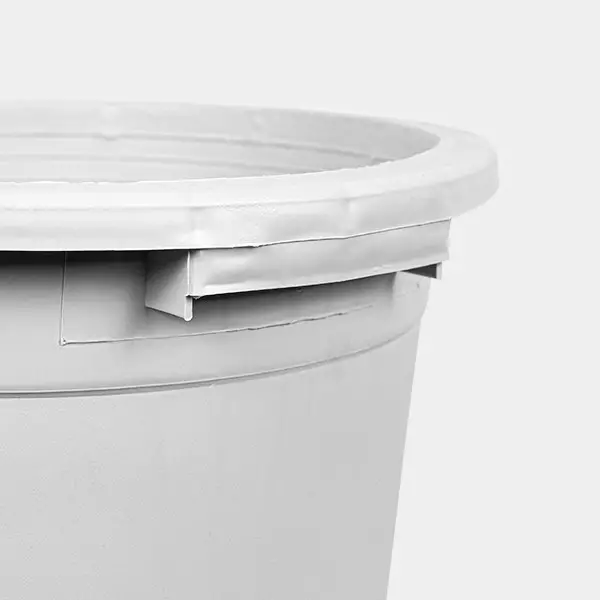 Vaso / Pote branco grande com alças Vaso / Pote branco grande com alças