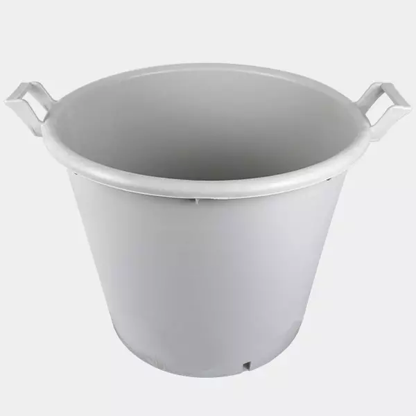 Large White Flower Pot with Handles