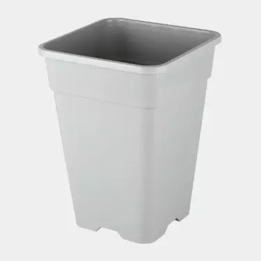 Macetas Blancas Cuadradas