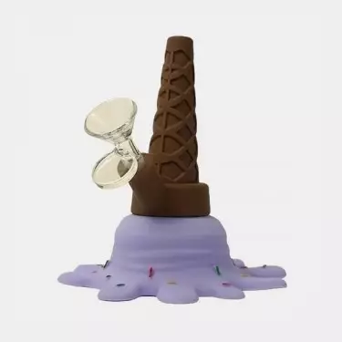 Bong Silicona Helado uva