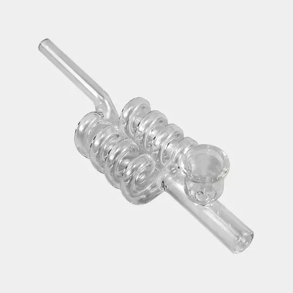 Glass Pipe with Spiral