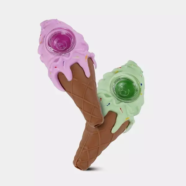 View Portable Silicone Ice Cream Cone Pipe - GB The Green Brand