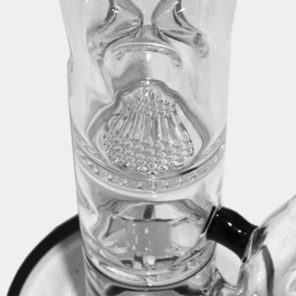 Bong Aquila con Difusor y Twister detalle ice catcher