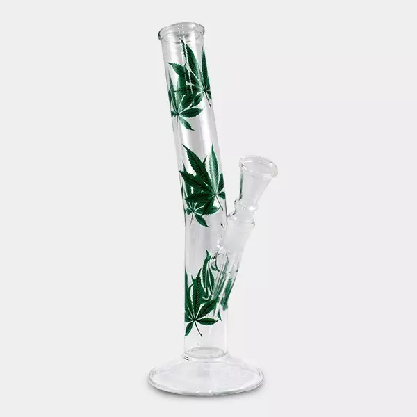 View Multi Leaf Hangover 26cm Glass Bong - GB
