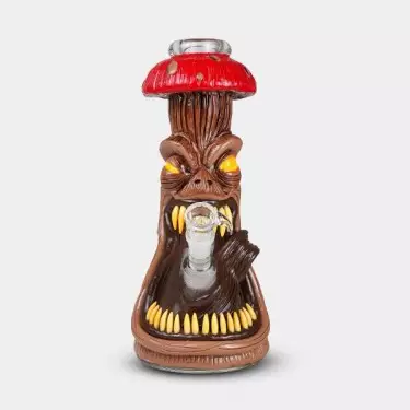 Monstro de cogumelo de vidro de Bong 31cm - GB a marca verde