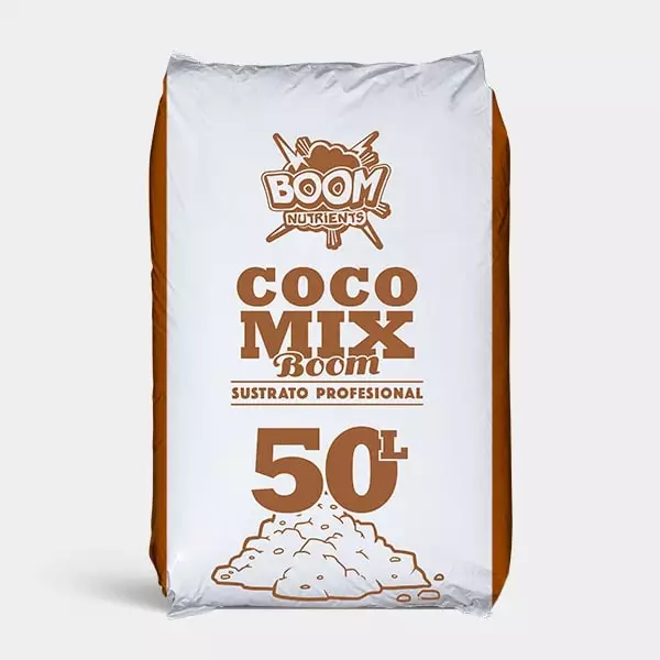 Coco Mix Boom Sustrato de coco Profesional-Foto Coco Mix Boom Sustrato de coco Profesional 50 L de frente.