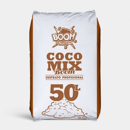 Coco Mix Boom Sustrato de coco Profesional-Foto Coco Mix Boom Sustrato de coco Profesional 50 L de frente.