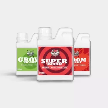 The Boom Tripack | Nutrient Pack -Grow Barato