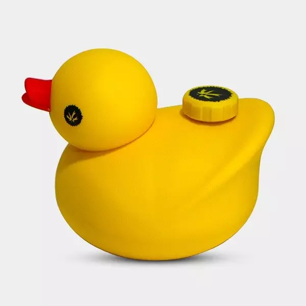View Kwack Rubber Duck Weed Pipe by Piece Maker-GB