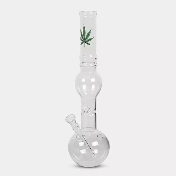View Gold Line Leaf Bong 39 cm - GB The Green Brand