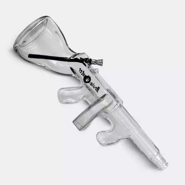 Bong de Cristal Brain Shooter 46cm Tumbado