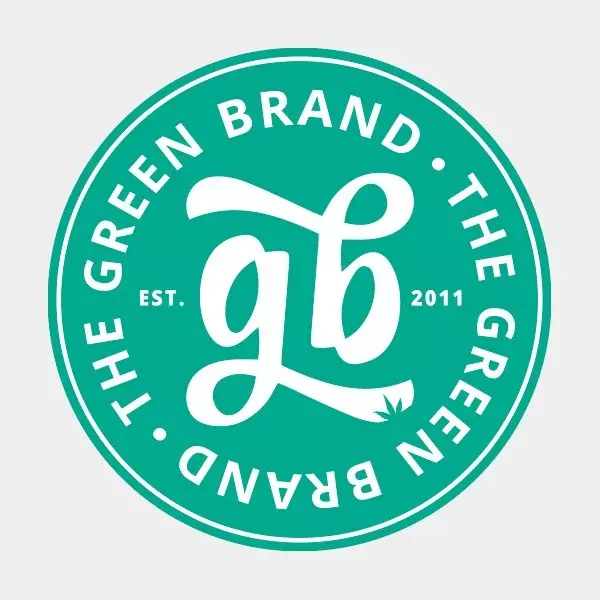 Pegatina GB Corporativa circular verde