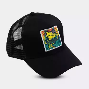 Boné de Rede Trucker GB Amnesia lado