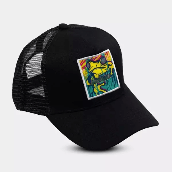 Boné de Rede Trucker GB Amnesia lado