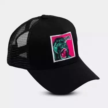 Gorra de Rejilla Trucker GB Gorilla Green Lateral