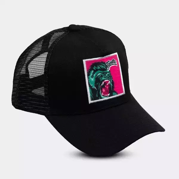 View Gorilla Green GB Trucker Mesh Cap side