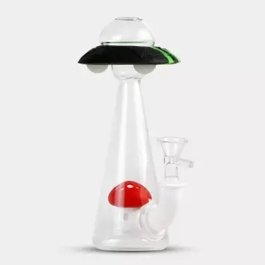 Bong UFO com Cazolet de Cristal - GB A marca verde