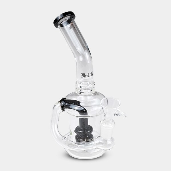 View Bong Percolador Doble Black Leaf negro