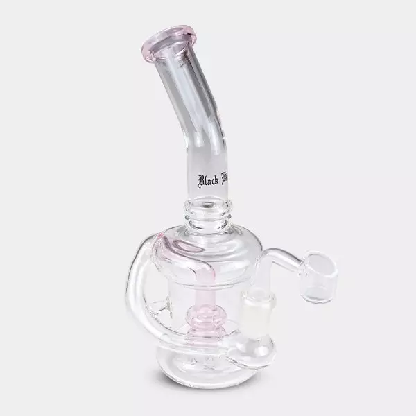 Black Leaf Double Percolator Bong Black Leaf Double Percolator Bong