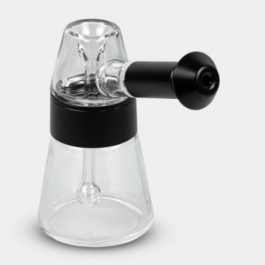 Bubbler de Cristal y Aluminio 11.5 cm negro