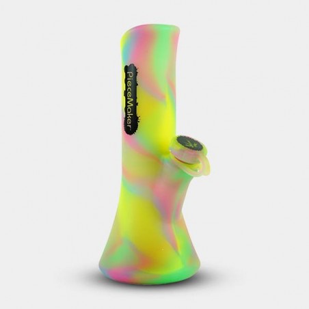 Bong De Silicona Kali Go! amarillo rosa y verde