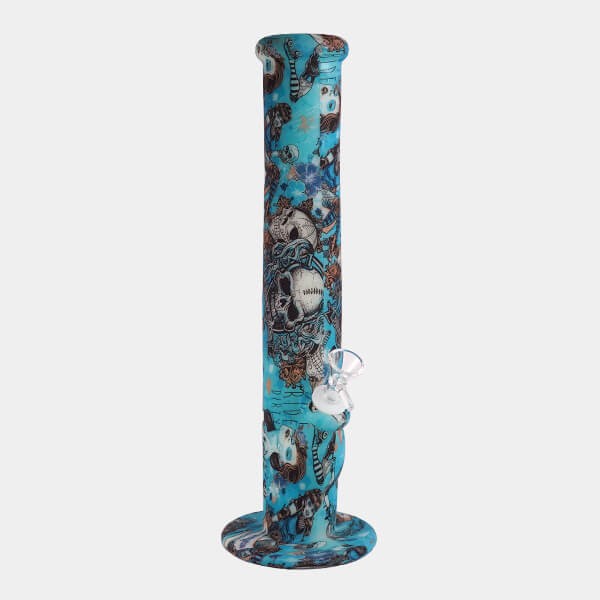 Bong Fluorescente de Silicona XL vans azul