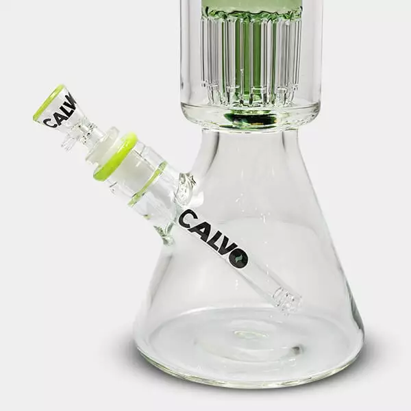 Beaker Tree Perc 35cm verde detalle percolador