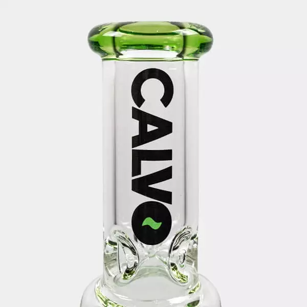 Beaker Tree Perc 35cm verde detalle boca