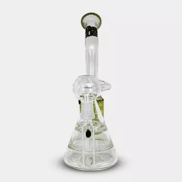 21cm Bermuda Green Thug Life Glass Bong - GB
