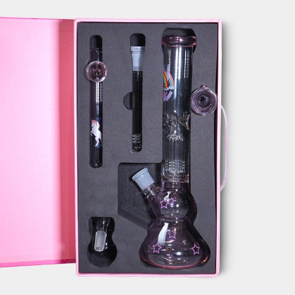 Bong Percolador con Maleta 'Bitch Bong' componentes